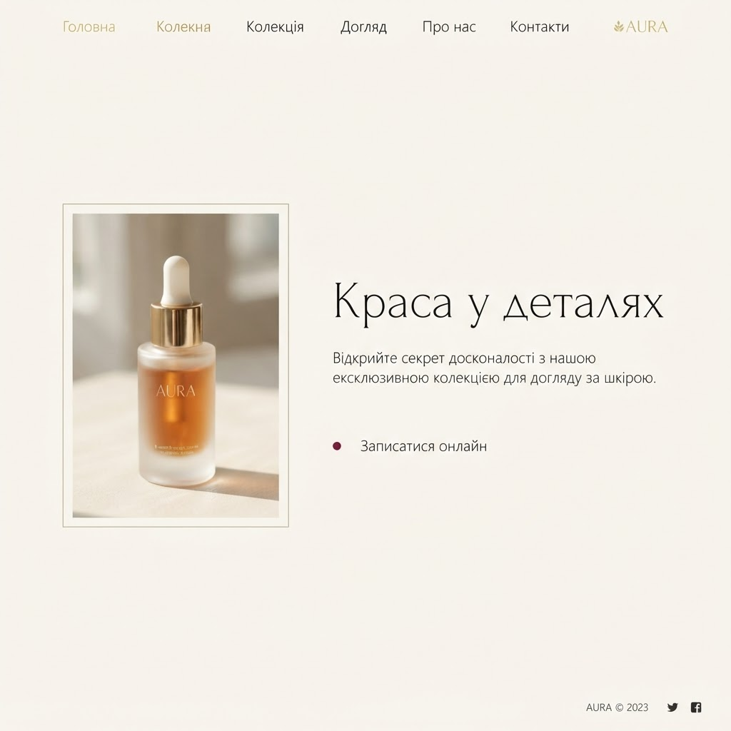 Скріншот сайту Bloom